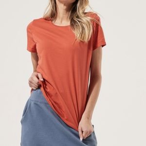 Pact Women's Mid-Weight Crew Neck Tee